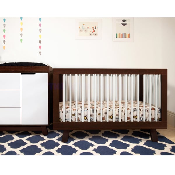 Shop Babyletto Hudson Espresso White 3 In 1 Convertible Crib