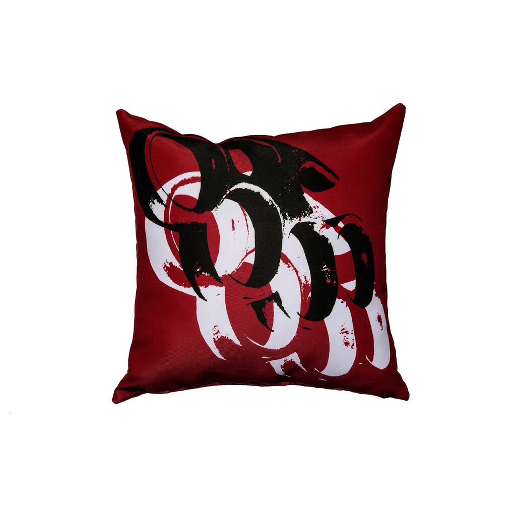 Maxwell Dickson Brass Knuckles Throw Pillow