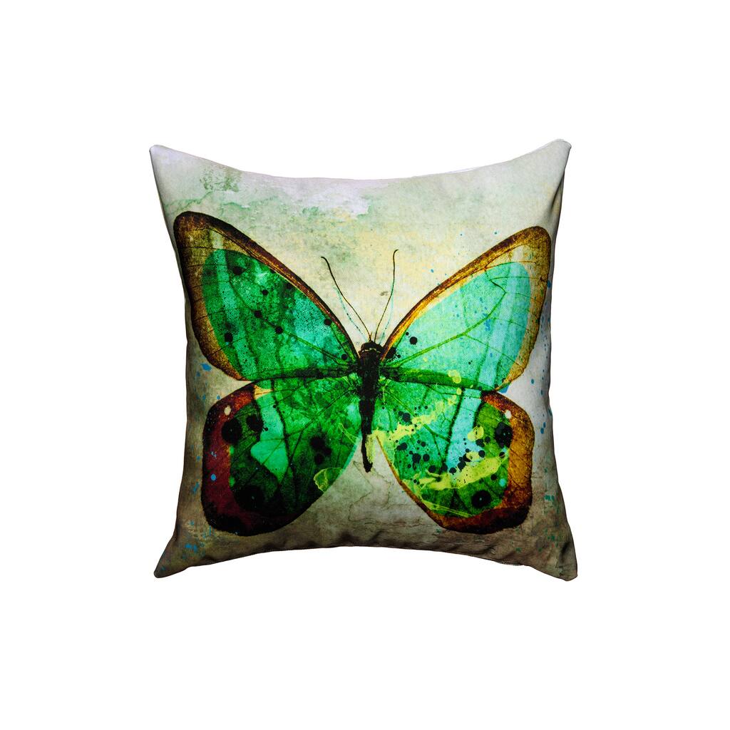 Maxwell Dickson Butterfly Throw Pillow
