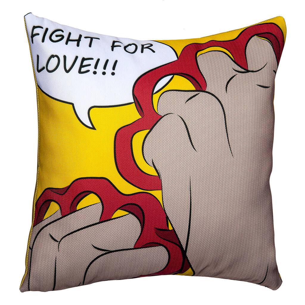 Maxwell Dickson Fight for Love Throw Pillow