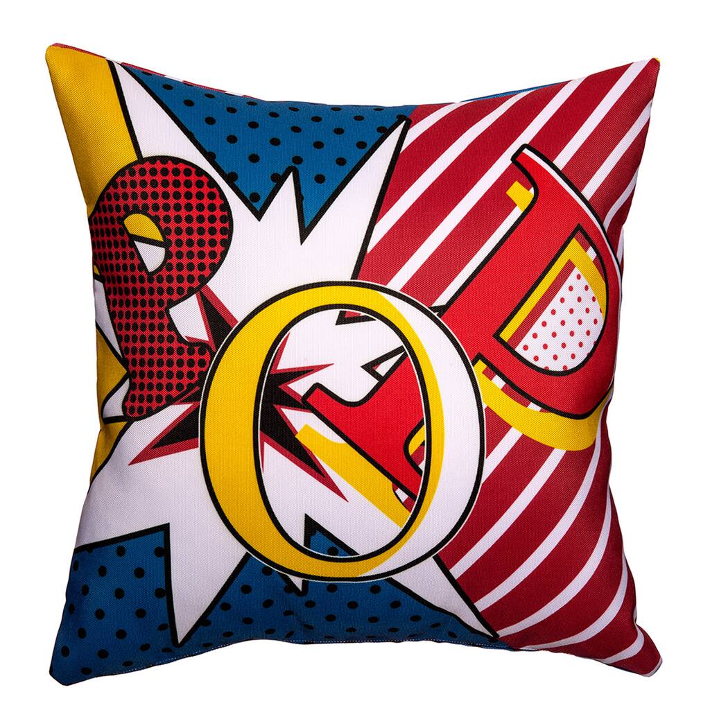 Maxwell Dickson Pop Throw Pillow
