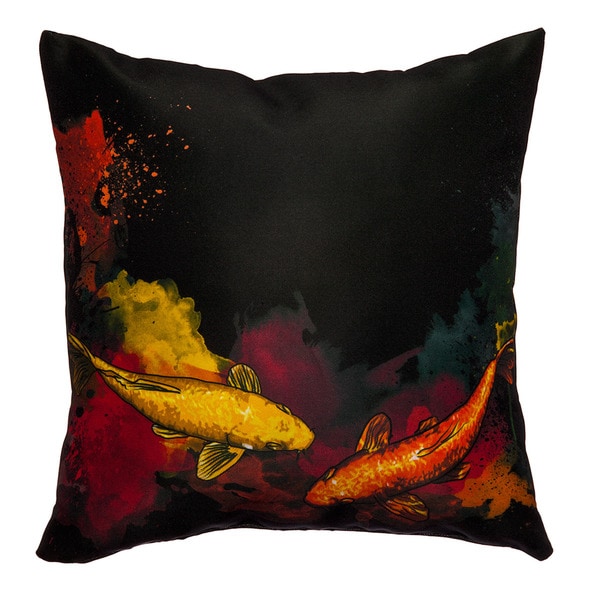 Maxwell Dickson Koi Fish Throw Pillow Maxwell Dickson Throw Pillows