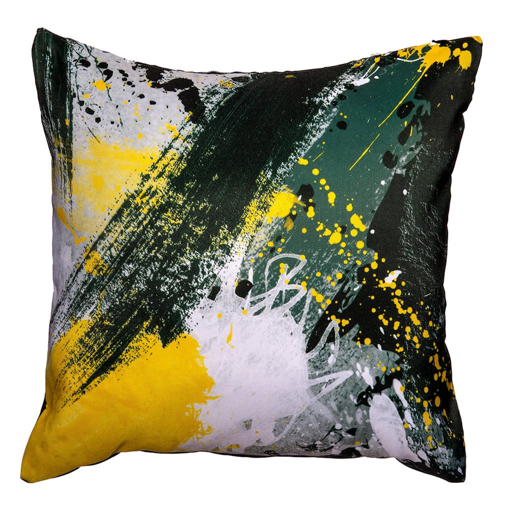 Maxwell Dickson Yellow Jacket Throw Pillow