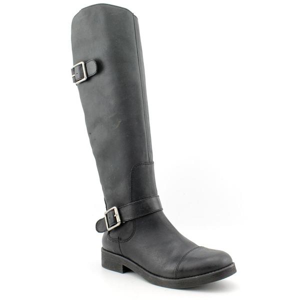 lucky brand black leather boots