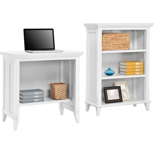 Shop Altra Amelia Desk With Hutch Bookcase Free Shipping Today