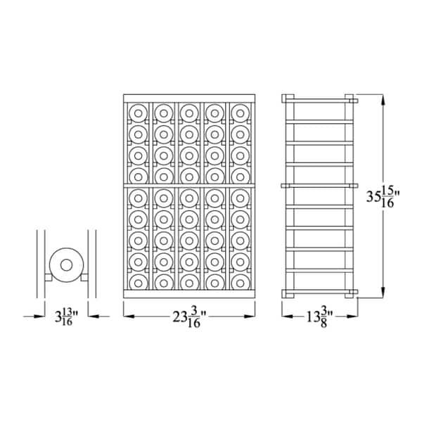 STACT Pro L-type Wine Rack - Space Gray – STACT Wine Racks