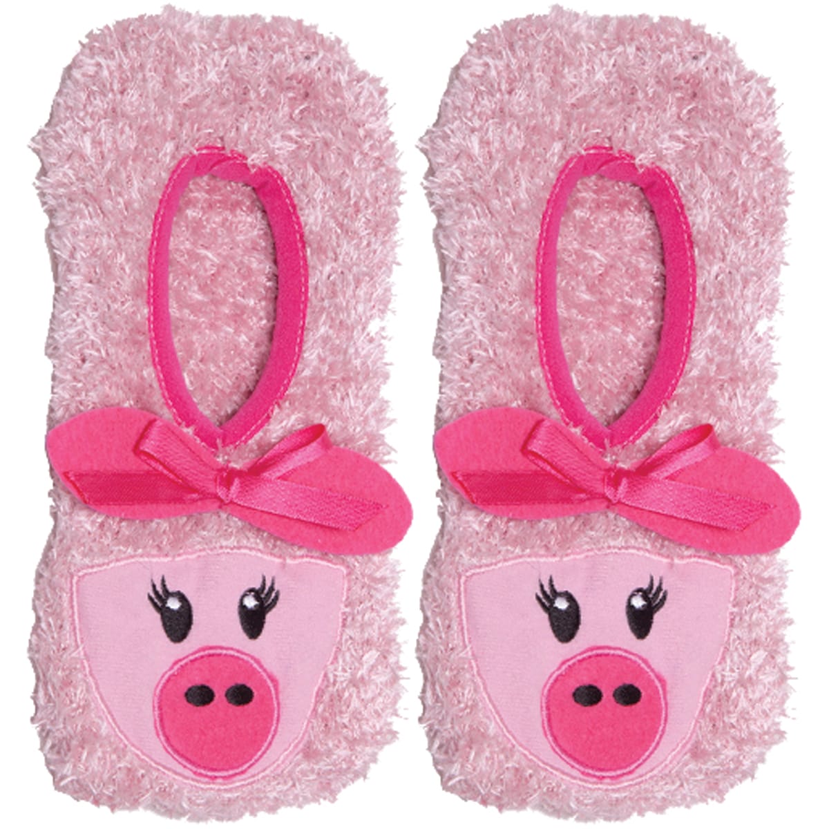 Novelty Slippers pink Pig