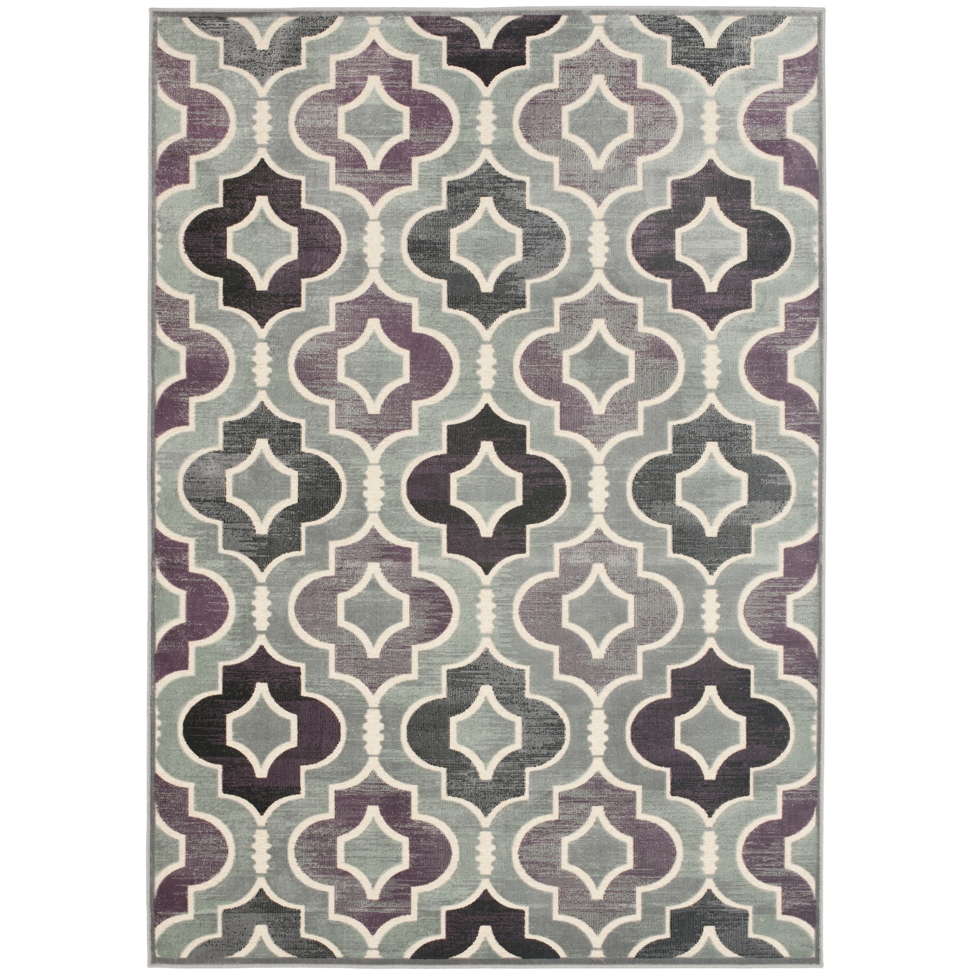 Paradise Grey Viscose Rug (5 3 X 7 6)