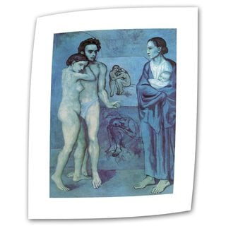 Pablo Picasso 'La Vie' Flat Canvas ArtWall Canvas