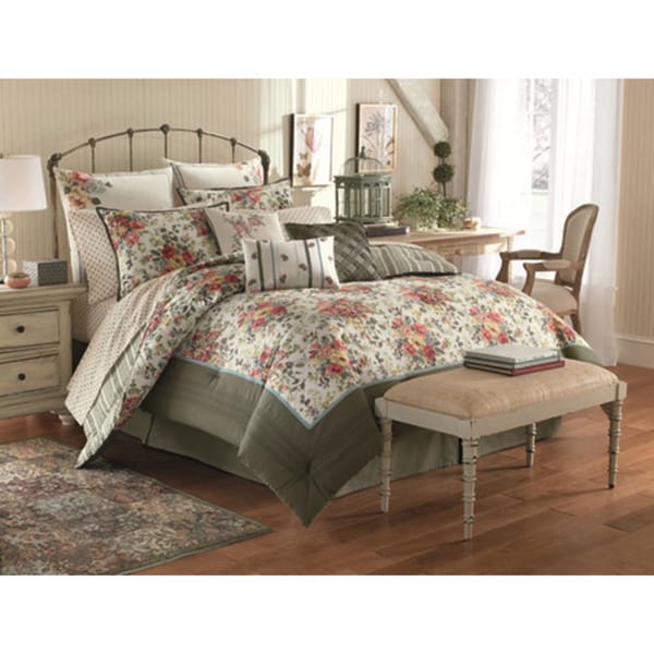 Shop Laura Ashley Wakefield 4piece Comforter Set Free Shipping Today 7647612