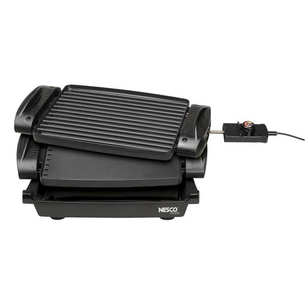 Nesco RG1400 Black 1400watt Reversible Grill/Griddle Bed Bath