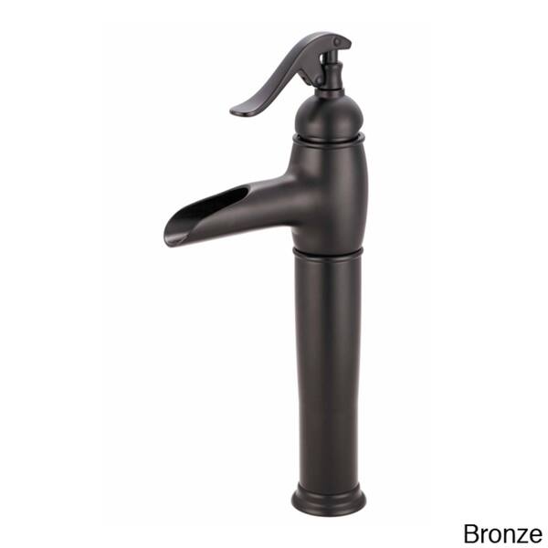 Water Creation Pump Style Vessel Faucet With Waterfall Spout Water Creation Pump Style Vessel Faucet With Waterfall Spout