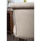 preview thumbnail 10 of 15, Rafa Grey Upholstered 30-inch Barstool by Kosas Home