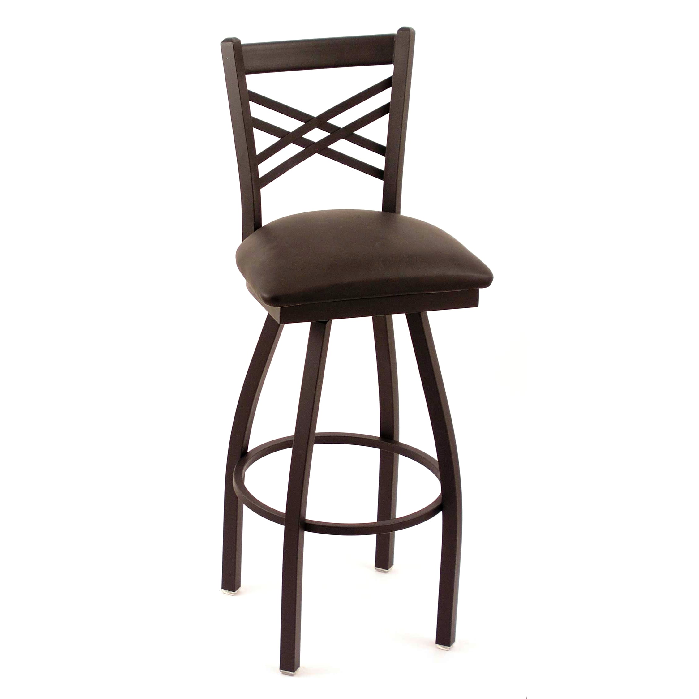 Cambridge Black Vinyl Extra Tall Swivel Barstool Today $212.89 5.0 (1