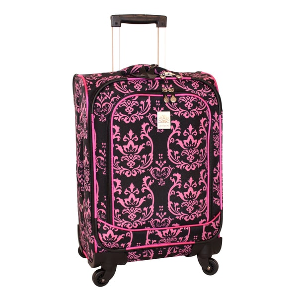 Jenni Chan Damask 21 inch 360 Quattro Carry on Spinner Upright Jenni Chan Carry On Uprights