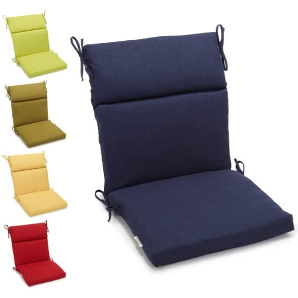 45x22 in'' Outdoor High Back Patio Chair Cushion,Solid Waterproof