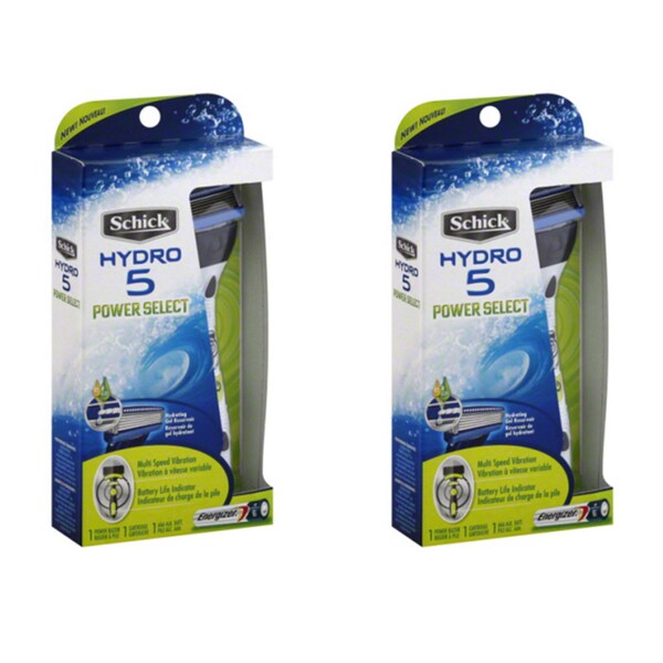 Schick Hydro 5 Power Select Electronic Razor (Set of 2)