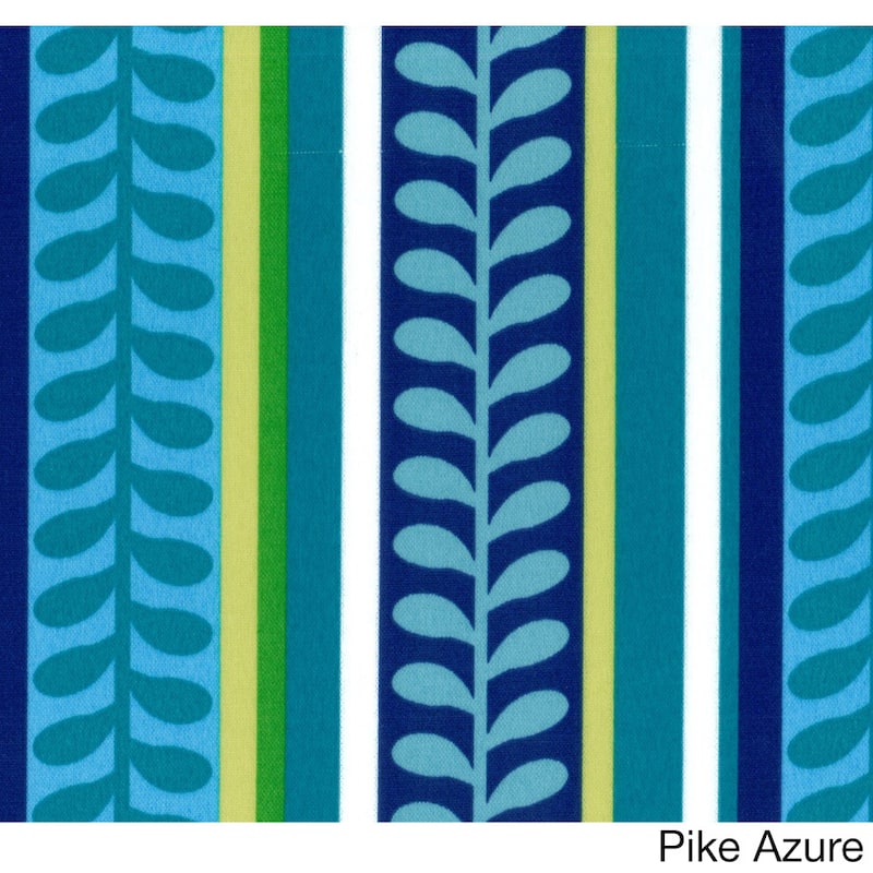 Blazing Needles 42-inch All-Weather Bench Cushion - Pike Azure