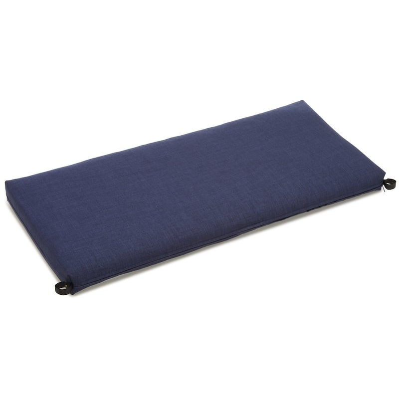 42-inch All-Weather Solid Bench Cushion - Azul