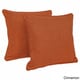 preview thumbnail 1 of 0, Blazing Needles 17-inch All-Weather Throw Pillow (Set of 2) Cinnamon