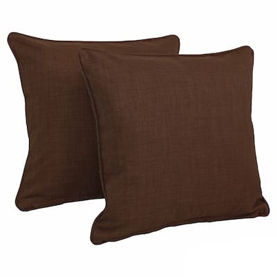 Blazing Needles 17-inch All-Weather Throw Pillow (Set of 2)