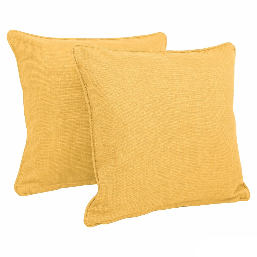 Blazing Needles 17-inch All-Weather Throw Pillow (Set of 2)