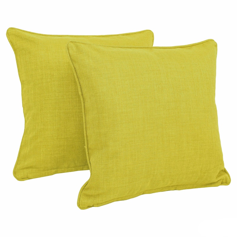 Blazing Needles 17-inch All-Weather Throw Pillow (Set of 2)