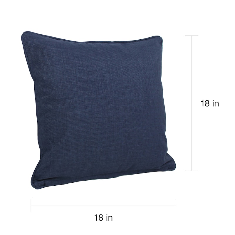Blazing Needles 17-inch All-Weather Throw Pillow (Set of 2) - Lime