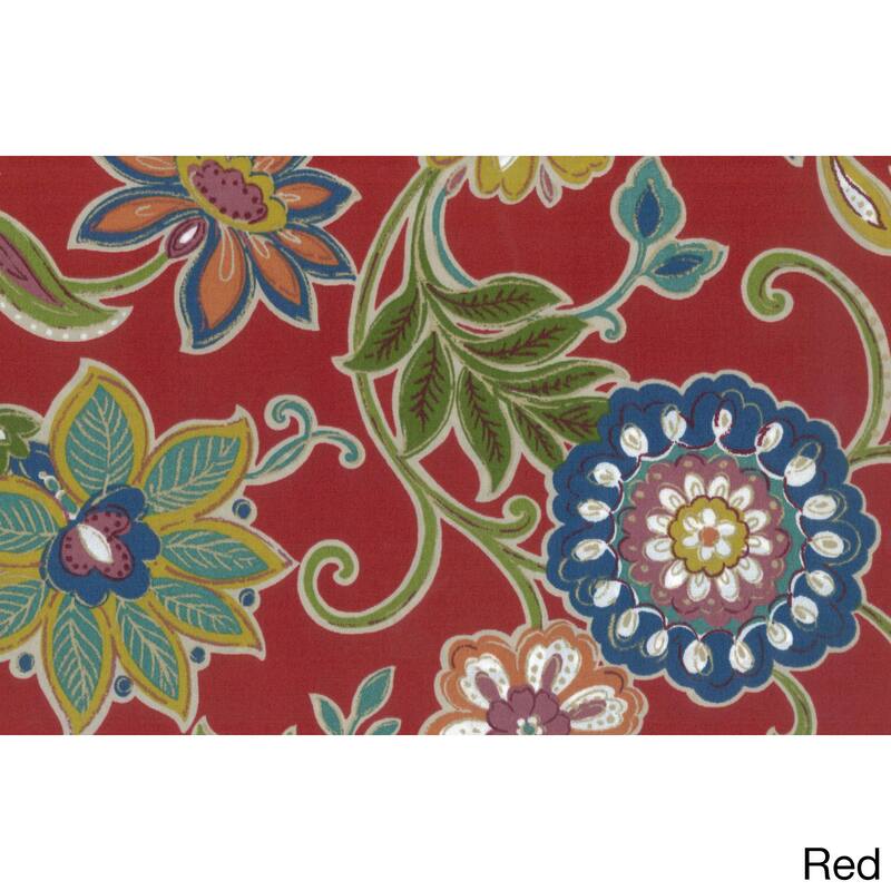 Blazing Needles 42-inch All-Weather Bench Cushion - Alinia Pompeii