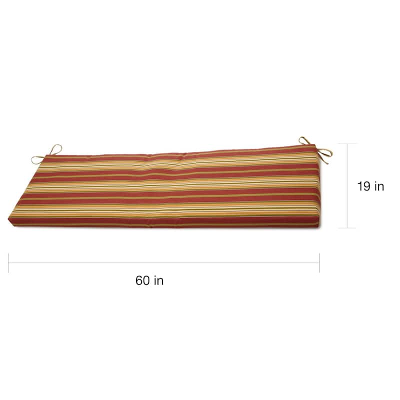 Blazing Needles 60-inch Indoor/Outdoor Bench Cushion - 60"