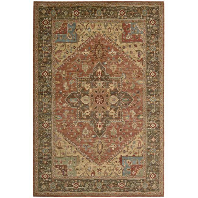 Nourison Living Treasures Area Rug - 2' 6" x 4' 3" - Rust/Red - Runner/Rectangle