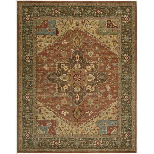 Living Treasures Rust Rug (8 3 X 11 3)