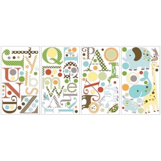 Animal Alphabet Peel & Stick Wall Decal Art