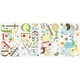 preview thumbnail 1 of 1, Animal Alphabet Peel & Stick Wall Decal Art