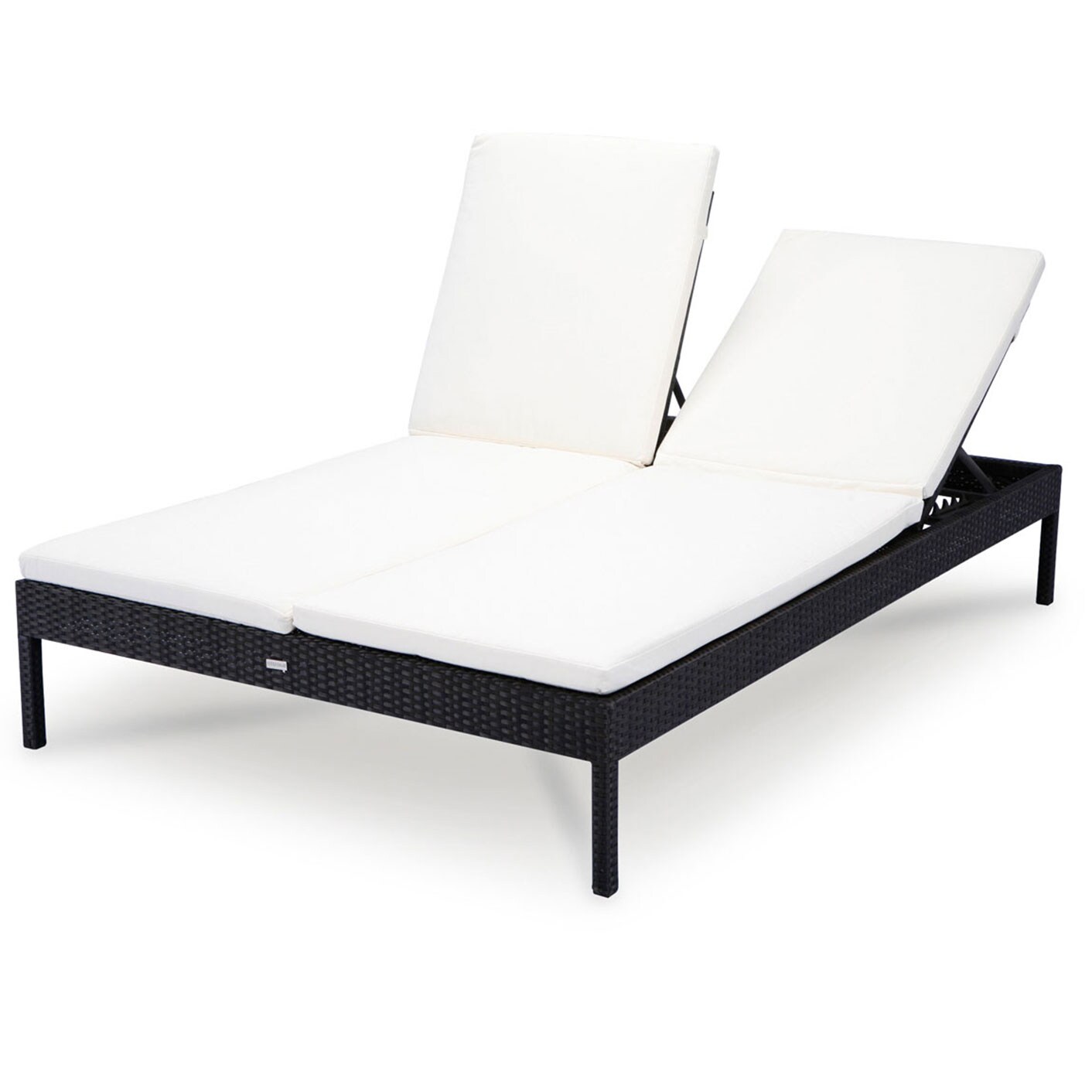 Shop Source Outdoor Manhattan Double Chaise Overstock 7652949