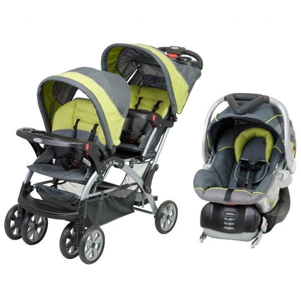 baby trend double stroller travel system