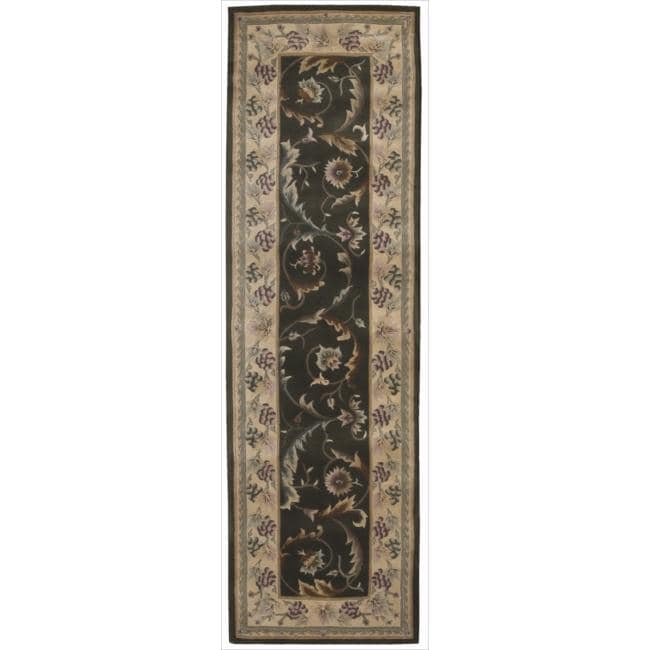 Nourison Hand tufted Versailles Palace Olive Rug (2 3 X 8) Runner