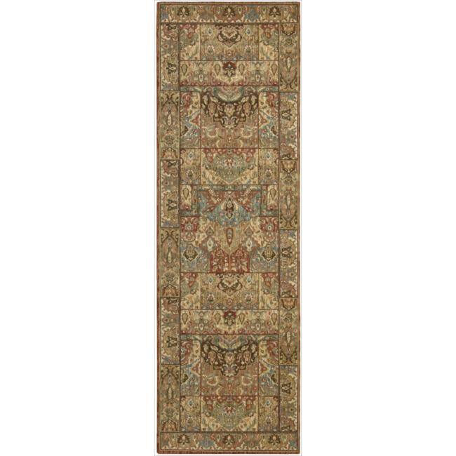 Nourison Living Treasures Area Rug - Multi - 2' 6" x 12' - Runner/Rectangle