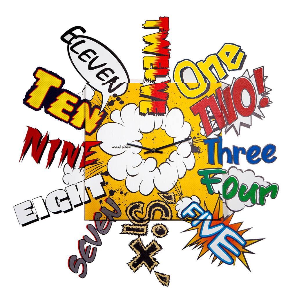 Maxwell Dickson 'Action' 15-inch Wall Clock