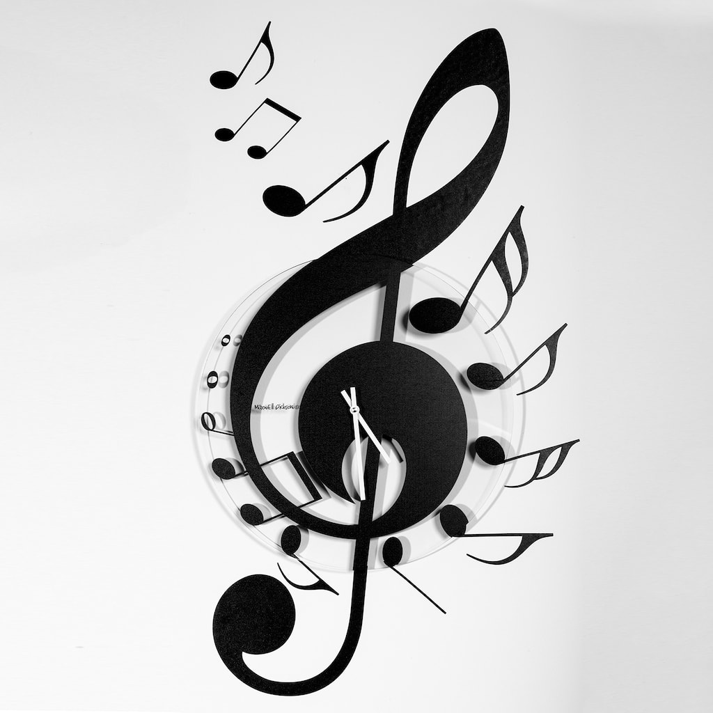 Maxwell Dickson 'Music Notes' 15-inch Wall Clock