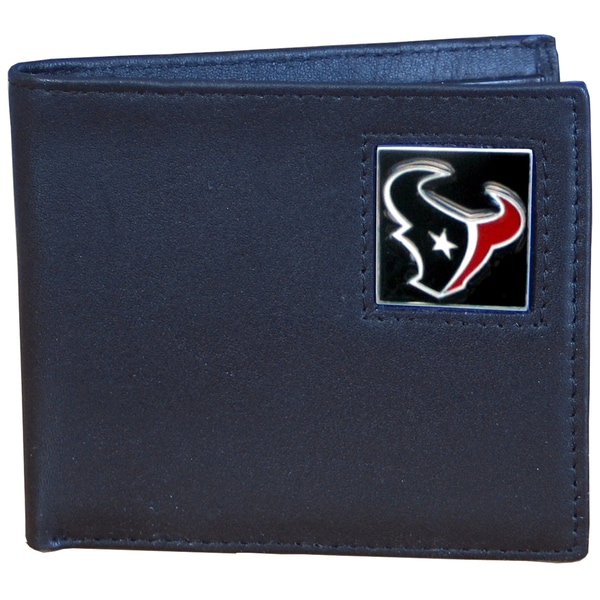 NFL Team Logo Genuine Leather Bi-fold Wallet