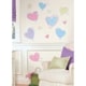 preview thumbnail 1 of 1, Hearts Peel & Stick Wall Decal Art