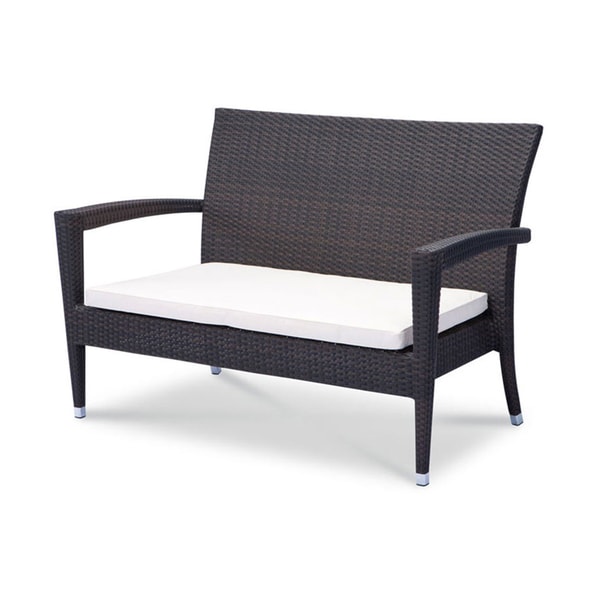 Shop Zen Outdoor Love Seat - Free Shipping Today ... Shop Zen Outdoor Love Seat - Free Shipping Today ... on Safavieh Outdoor Living Granton 5 Pc Living Set id=28893