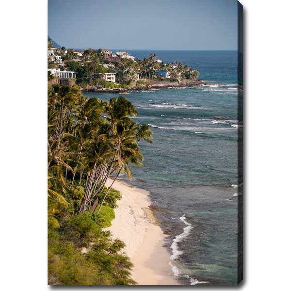 Shop 'Coastline in Hawaii' Gallerywrapped Canvas Art Multi Free