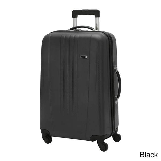 Skyway Nimbus 24 inch Hardside Spinner Upright (Black, very berry, silver, ciltron ABS MaterialInterior dimensions 24 inches high x 17 inches wide x 11 inches deepExterior dimensions 27 inches high x 18 inches wide x 11 inches deepWeight 9.0 poundsWheel