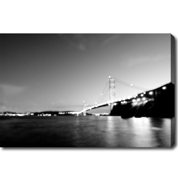 Golden Gate Bridge Black And White Canvas Art X27 Golden Gate Bridge Black And White Canvas Art