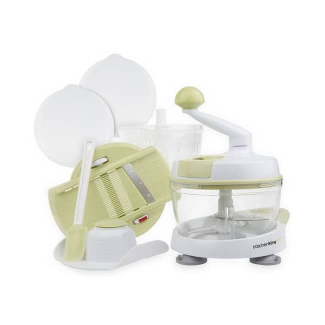 Kitchen King Pro K16690 11-piece Green Food Preparation Station