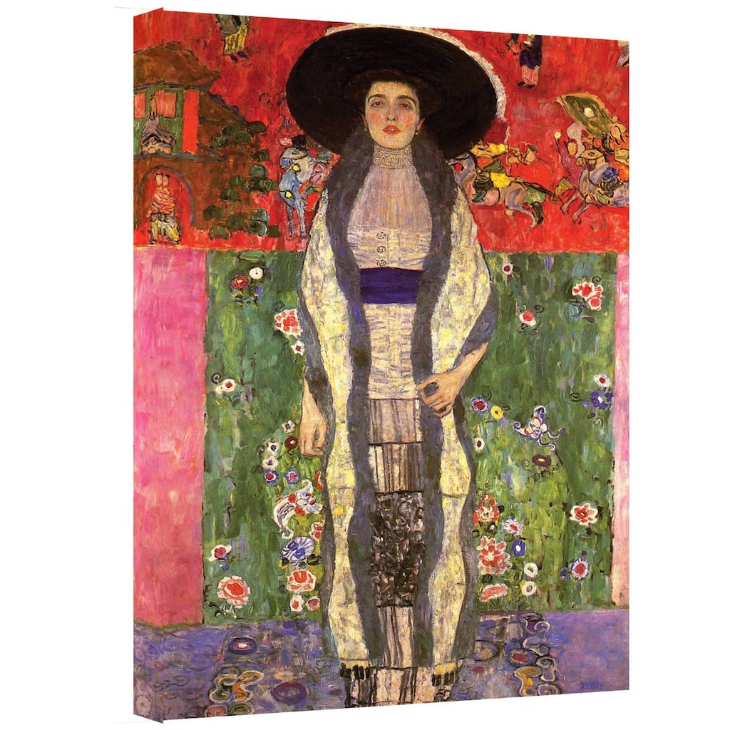 Gustav Klimt 'Adele Bloch Bauer II' Gallery-wrapped Canvas Wall Art