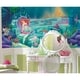 preview thumbnail 1 of 0, The Little Mermaid Chair Rail Prepasted Wall Art Mural (6' x 10.5')