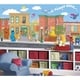 preview thumbnail 1 of 0, Sesame Street Chair Rail Prepasted Wall Art Mural (6' x 10.5')